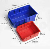30 Tool Storage Bins Wall Mounted Organiser Parts Garage Workshop Box Shed Rack