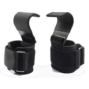 Heavy-Duty Lifting Hooks with Wrist Straps – Pair