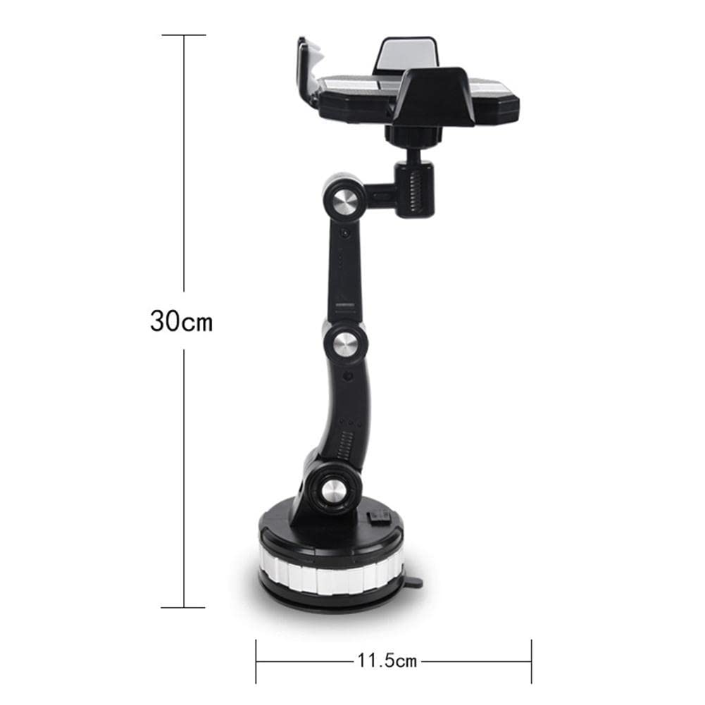 Adjustable Suction Car Phone Mount with Telescopic Arm