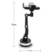 Adjustable Suction Car Phone Mount with Telescopic Arm