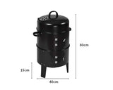 3in1 Charcoal BBQ Grill
