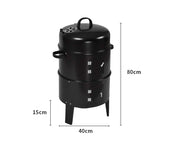 3in1 Charcoal BBQ Grill
