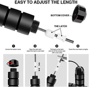 Adjustable 110-Inch Ball-Bearing Speed Jump Rope – 2 Colours