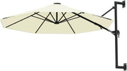 300 cm Wall-Mounted Parasol – Sand