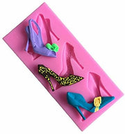 Silicone High-heel Shoes Design Fondant
