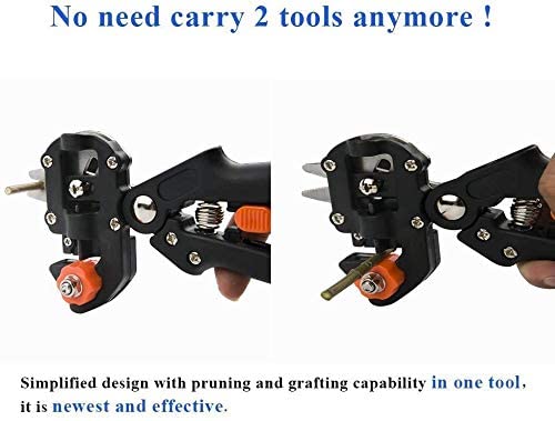 Professional Garden Grafting Pruning Pruner Cutting Tools, Fruit Tree Grafting Kit Shear Scissor for Plant/Branch/Twig/Vine/Fruit Tree - (U-Cut & V-Cut & Ω-Cut)