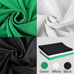 Photography Video Studio Lighting Kit Bi-Color Dimmable Softbox Umbrella Continuous Lighting Set with 4 Backdrops 6.6ft x 10ft Background Stand Support System for Photo Studio Product Portrait Video Shooting