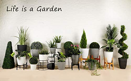 Garden Resin Planter Sandstone Touch Set of 3