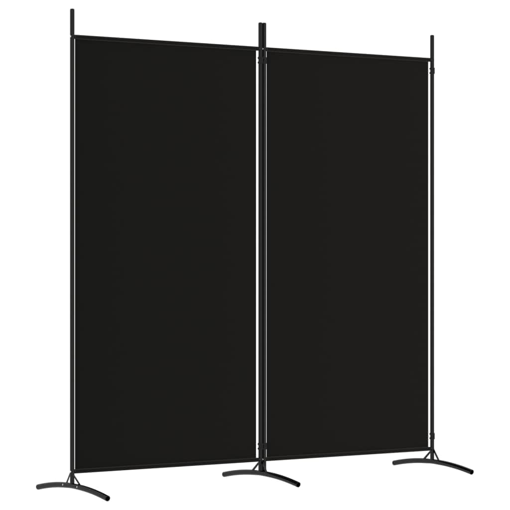 175 × 180 cm 2-Panel Folding Fabric Room Divider – 3 Colours