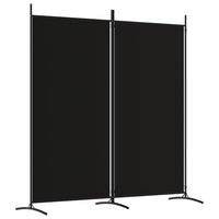 175 × 180 cm 2-Panel Folding Fabric Room Divider – 3 Colours