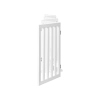 Freestanding Foldable MDF Pet Gate – 3 Sizes, White or Grey