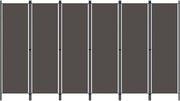 300 × 180 cm 6-Panel Fabric Room Divider – Anthracite