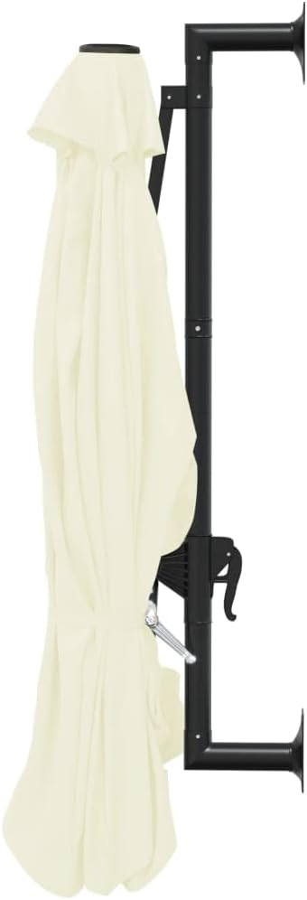 300 cm Wall-Mounted Parasol – Sand