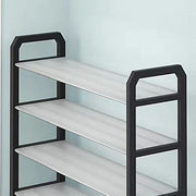 Simplicity Shoe Rack- Shoe Storage Organiser (4-Black)