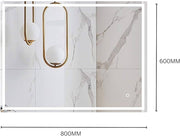 LED Mirror w Bluetooth Speaker 80cm, Anti-Fog, Smart Touch, Explosion-Proof Function, Waterproof Light, Rectangle