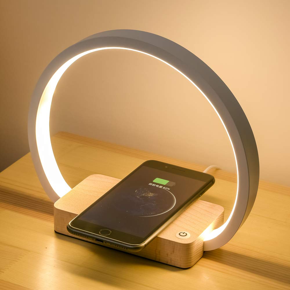 Bedside Light with Wireless Charger