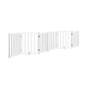 Freestanding Foldable MDF Pet Gate – 3 Sizes, White or Grey