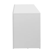 LED TV Cabinet 180cm Entertainment with 2 Drawers and Cabinets-White