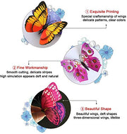 24-Piece Purple & Pink 3D Butterfly Wall Décor Set