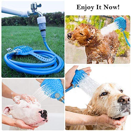 2-in-1 Hand-Worn Pet Bathing Brush & Water Sprayer