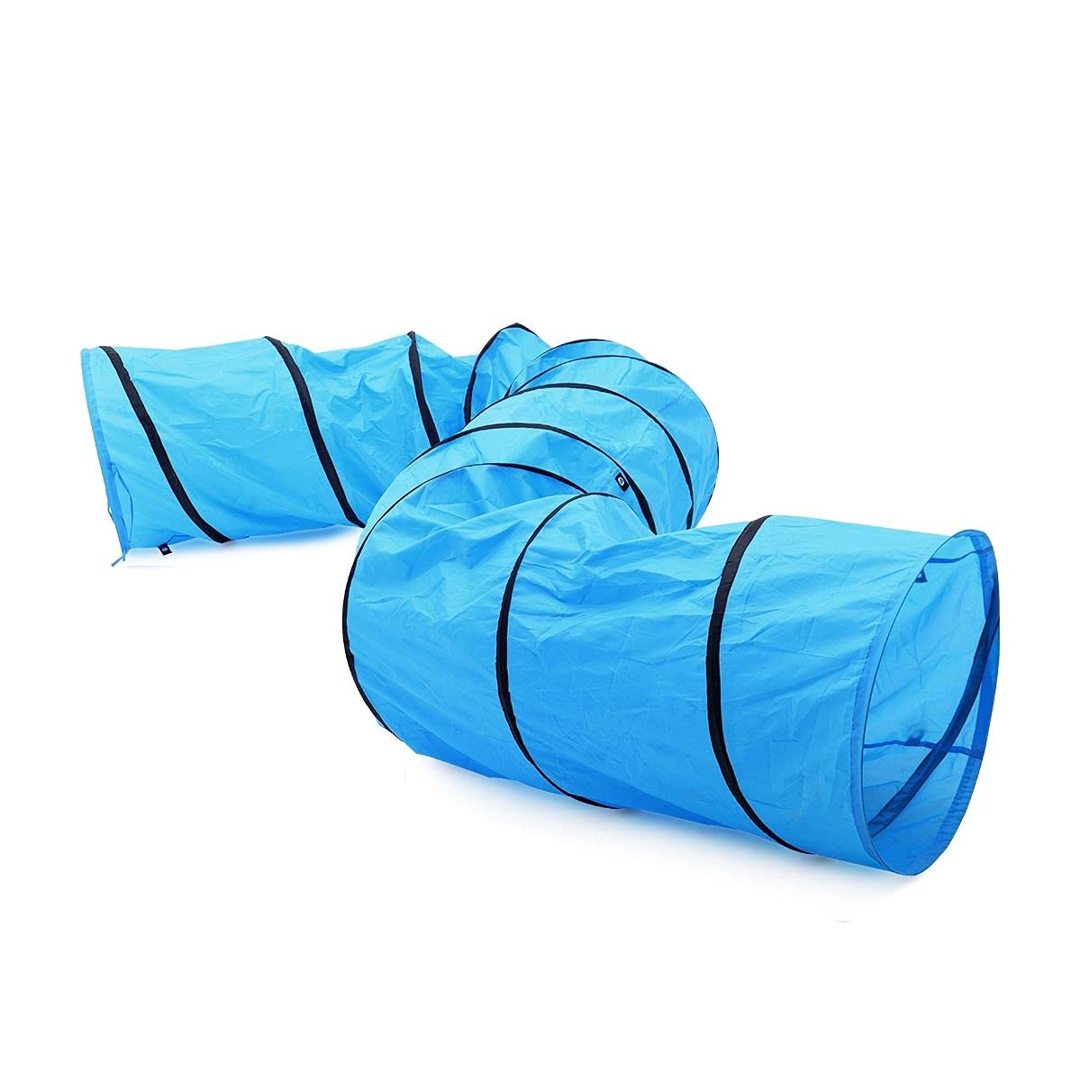 5.5 m Foldable Dog Agility Tunnel with Ground Pegs & Carry Bag