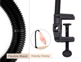 Nail Art Soft Practice Hand with Flexible Stand Desk Clamp, Beauties Factory Moveable Training Hand Trainer Practice Kit False Hands For Nail Design Practice Tool