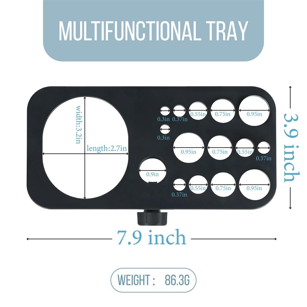 55-Inch Adjustable Wig-Head Tripod with Tool Tray