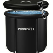 Large Portable Ice Bath Tub with Lid & Thermometer