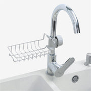 Round-Faucet Stainless-Steel Sink Caddy