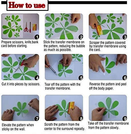 White Clouds & Hot Air Balloons Art Sticker