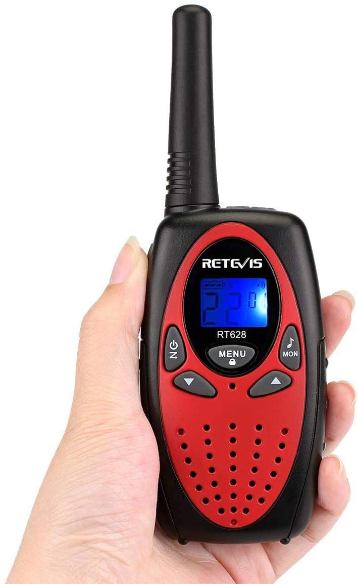 Retevis RT628 Kids Walkie Talkies 8 Channel FRS Toy for Kids Uhf FRS 2 Way Radio Toy(Red, 2 Pack)