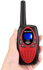 Retevis RT628 Kids Walkie Talkies 8 Channel FRS Toy for Kids Uhf FRS 2 Way Radio Toy(Red, 2 Pack)