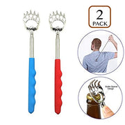 Telescopic Back Scratcher & Bottle Opener – Red/Blue 2 Pack