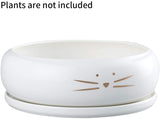8 Inch Large Cute Cat Planter Pots