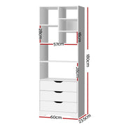 Artiss Bookcase Display Shelf Storage Cabinet