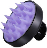 Silicone Shampoo Scalp Massager Brush – Black