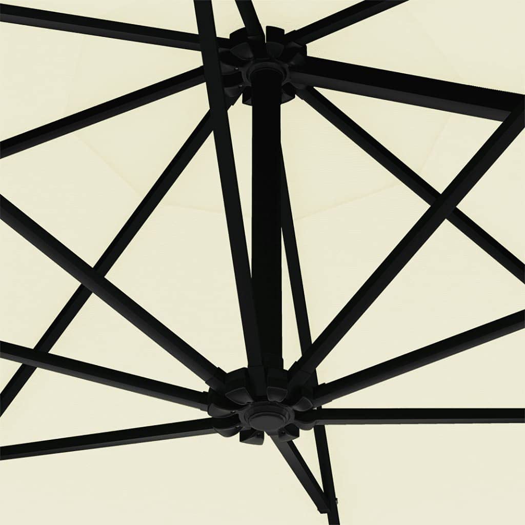 300 cm Wall-Mounted Parasol – Sand
