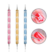 42 Acrylic Powder 120ml Liquid Nail Form Glitter File Glue Brush Rhinestone Clipper French Tips Nail Art Set