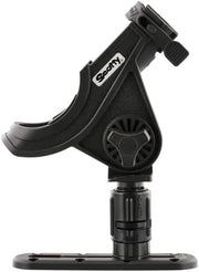 Baitcaster/Spinning Rod Holder Black with 244 Flush Deck Mount, Small (0281-BK)