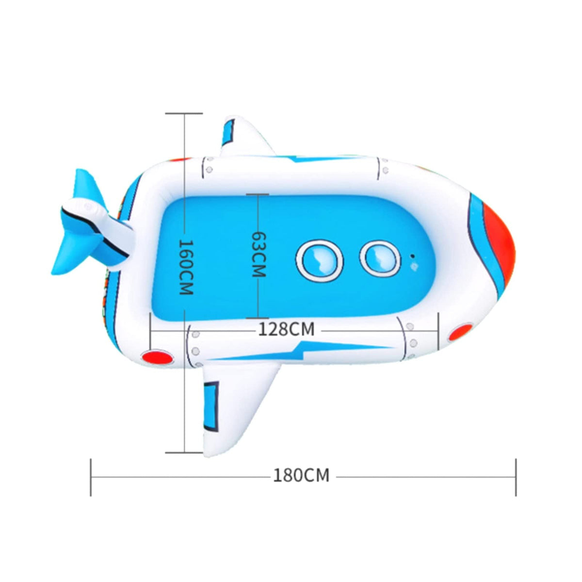 Inflatable Sprinkler Pools Spaceship Above Ground Water Pool Extra Large Thicker PVC Swimming Pool Splash Pad Outdoor and Indoor Play Mat Water Toys for Boys Girls (Spaceship)