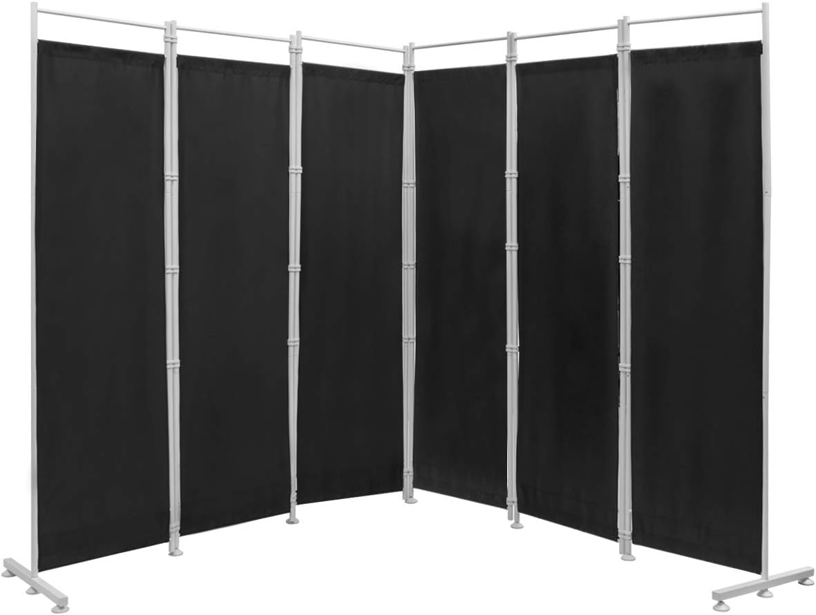 300 × 180 cm 6-Panel Folding Fabric Room Divider – 2 Colours