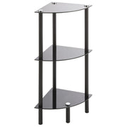 3 Tier Open Glass Shelves