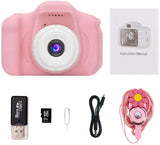Kids Digital Camera for Boy Girls Age 3-10, Toddler Cameras Mini Cartoon Rechargeable Video Camera with 2 Inch IPS Screen and 32GB SD Card Child Camcorder Toy Kid’s Birthday