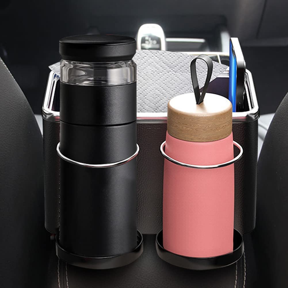 Car Centre Armrest Organiser with 3 Removable Cup Holders