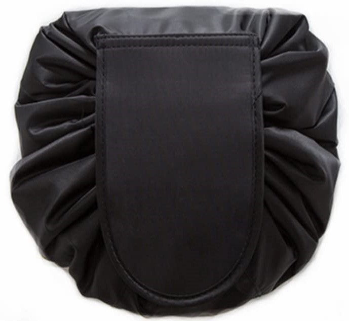 68 × 57 cm Black Drawstring Makeup & Toiletry Bag