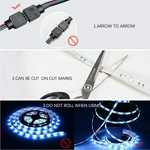 Bluetooth LED Strips Lights-Waterproof 10m-Alexa