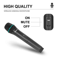 Debra Audio AU400 4-Channel UHF Microphone System – 4 Handheld Mics