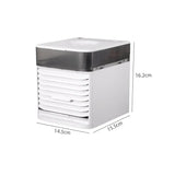 Portable Air Conditioners Fan, USB Personal Mini Air Cooler, Air Conditioner with LED Light, Personal Mini Evaporative Cooler for Office Small Room Car