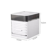 Portable Air Conditioners Fan, USB Personal Mini Air Cooler, Air Conditioner with LED Light, Personal Mini Evaporative Cooler for Office Small Room Car