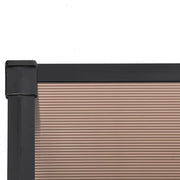 90 cm-Deep Polycarbonate Door & Window Canopy – 3 Finishes